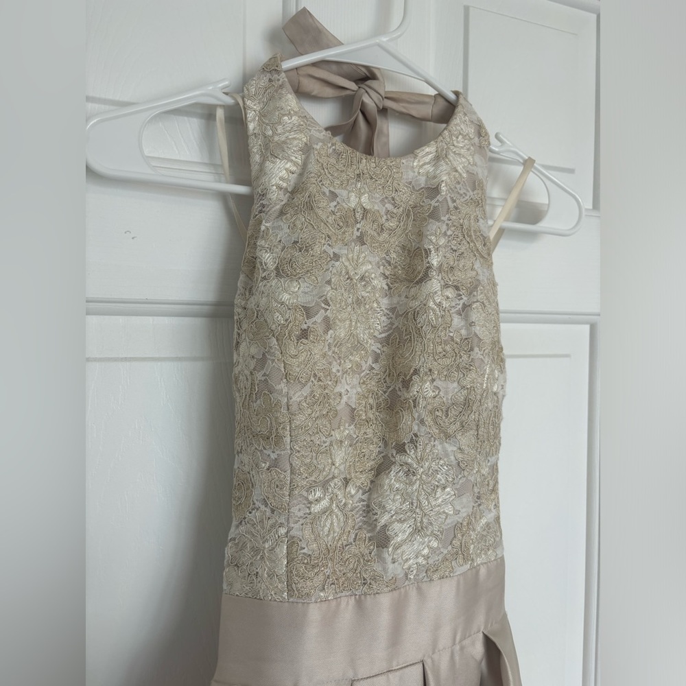 Ignite Evenings New York Champagne High-low formal/prom dress, size 8